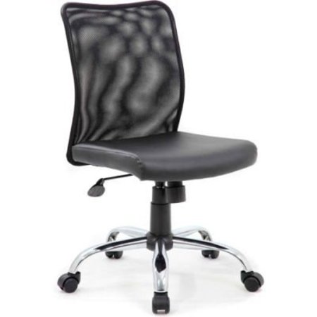 Boss Office Products Boss Budget Mesh Task Chair - Black B6115C-CS